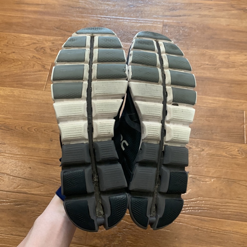 On Running Men's Black Cloud Sneakers - Picture 7 of 10